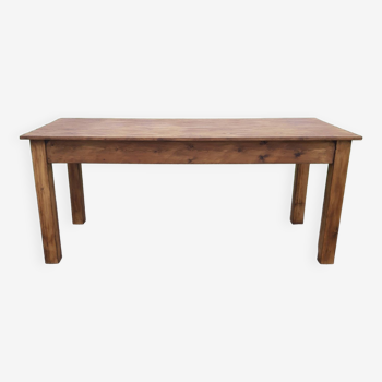 Country pine farm table