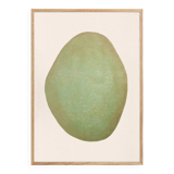 Large painting 50x70cm illustration pebble signed Eawy