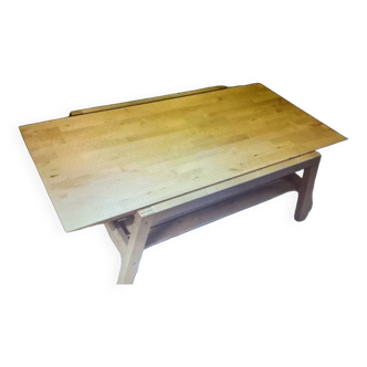 Table basse ikea en bois clair
