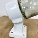 Vintage white porcelain wall light, 1960s