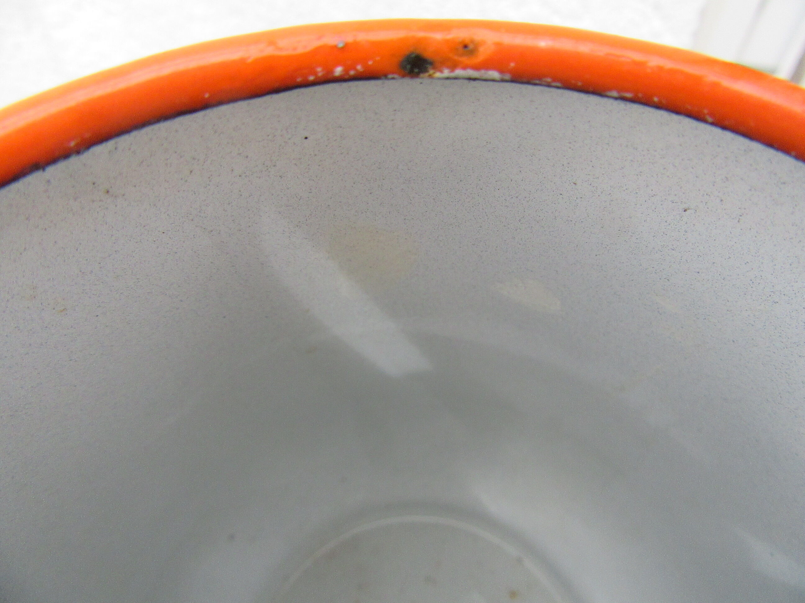 Vintage orange coffee maker