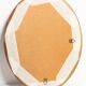 Decorative oval mirror with a floral frame, Italy, 1960s.