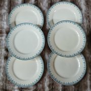 6 assiettes plates anciennes en Terre de fer Hb& Cie