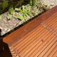 Table d’appoint / console en bois style indonésien