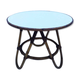 Rattan coffee table