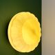 Vintage Art Deco globe wall or ceiling light in yellow opaline.