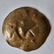 Ashtray / bronze bowl Figurative nude - Art Nouveau signed Joe Desco