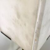 Lampe de table moderne du milieu du siècle marbre et laiton