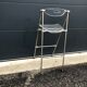 Lot of 2 high folding chairs in lucite