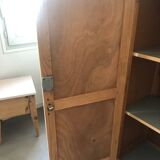 Verdigris two-door wardrobe