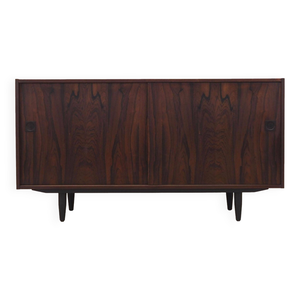 Enfilade palissandre, design danois, années 1970, fabricant : Farsø Møbelfabrik