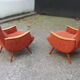 Chair 50s vintage Red