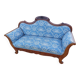 Antique walnut canapé in Louis Philippe style