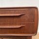 Vintage Scandinavian design bedside table in teak by the Danish Andersen.