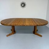 Antique solid pine table, Scandinavian design Rainer Daumiller, 70s
