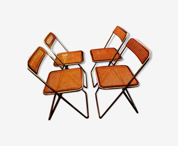 Lot de 4 chaises pliantes vintage 6 | Selency