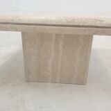 Italian Travertine Coffee Table, 1980's