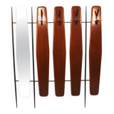 Mirrored italian coat and hat rack