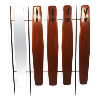 Mirrored italian coat and hat rack