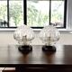 Paire d’appliques globes