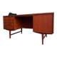 Bureau vintage en teck : double face