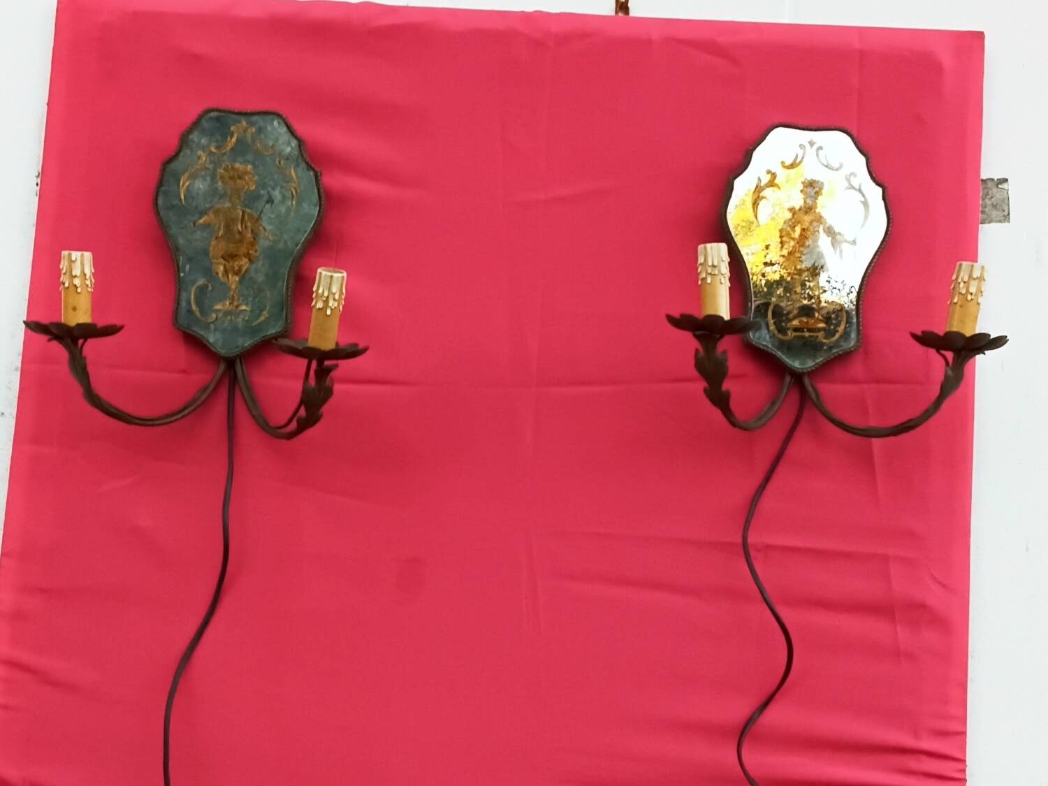 Pair of wall lights