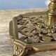 3 antique candlesticks in gold and silver metal