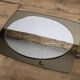 White glass and smoked glass mirror Italy
