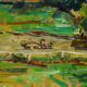Oil painting by Alexander Michael – Neumarkt St. Veit, 1978