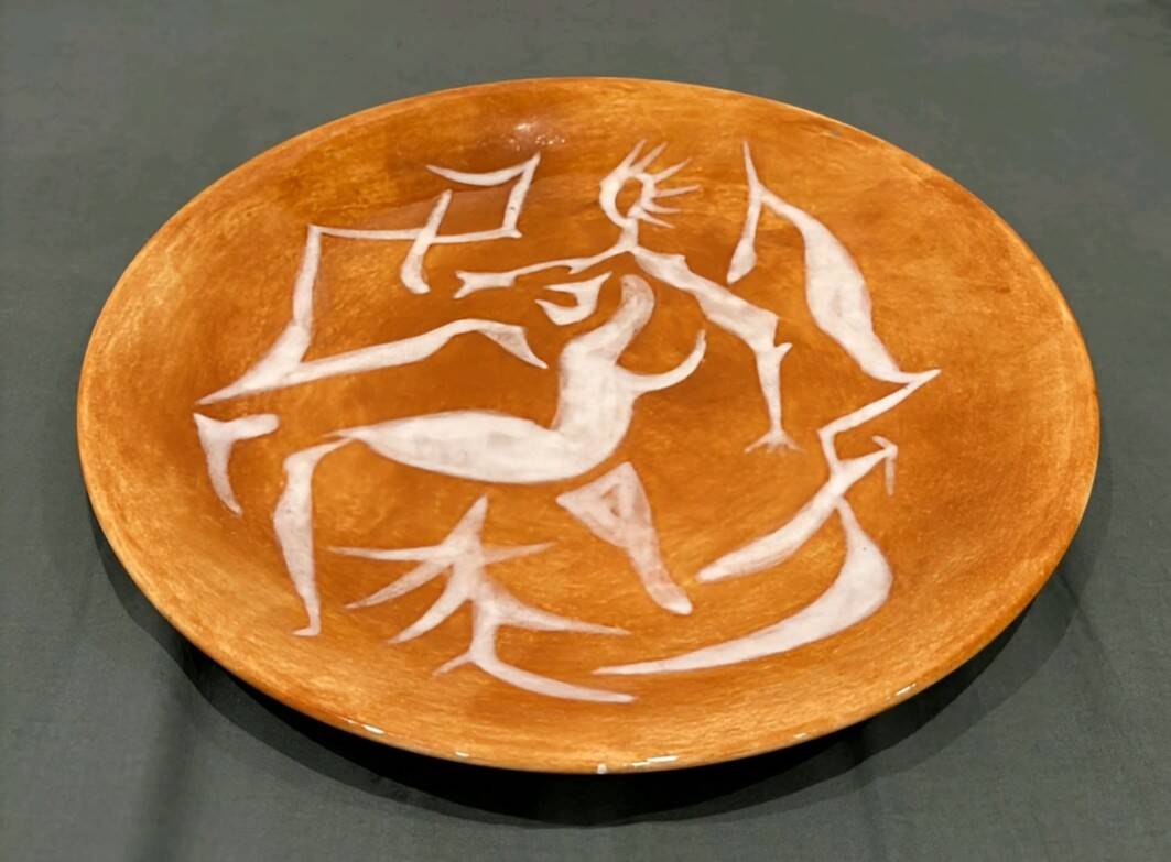 Assiette décorative Jean Lurçat Sant Vicens 1956