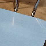 Set of 9 chairs in multicolored formica