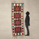 Antique kilim rug in wool, finely knotted, handmade 90 x 35 in.