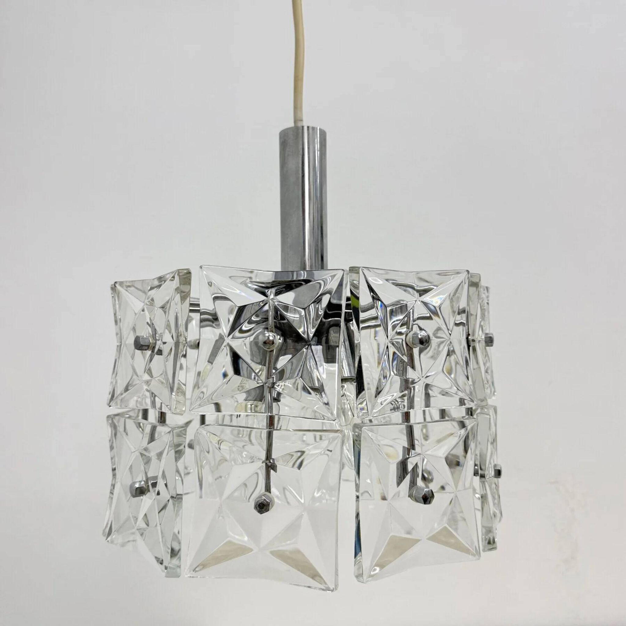 Mid-century design Kinkeldey hanging lamp, 1970s