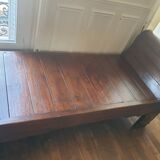 Meridian bench in solid teak (Provenance Bali)
