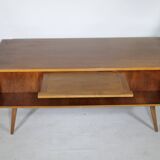 Walnut Executive Desk – 1960s Mid-Century Design Office Table