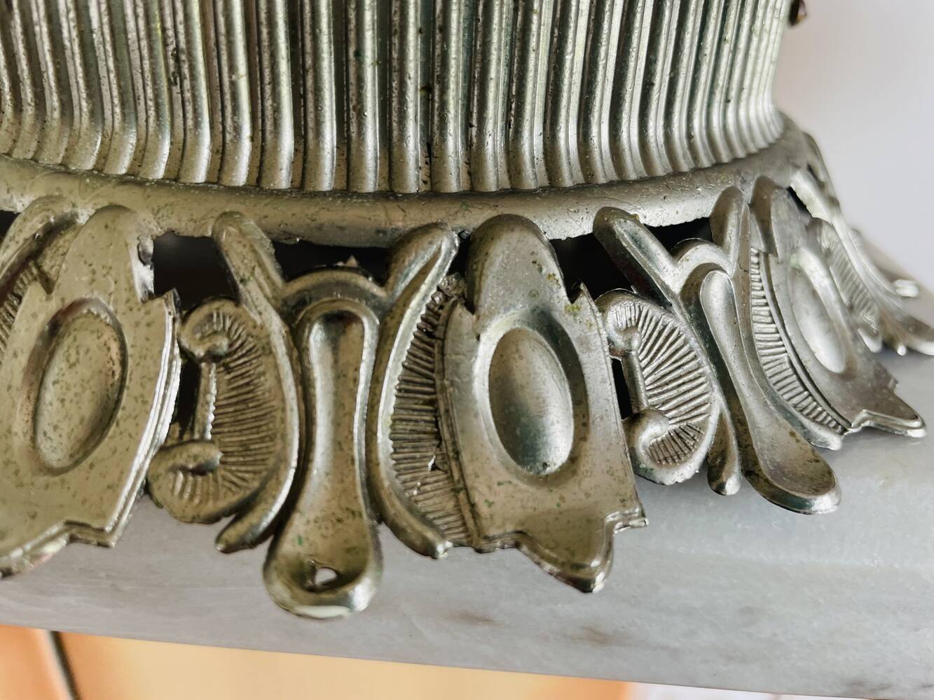 Decorative flush mount wall or ceiling lamp