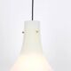 Superb large opaline glass pendant by Limburg, Germany, 1970s.
