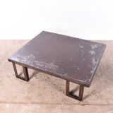 Industrial coffee table