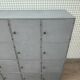 Large patinated locker cabinet (renovated)