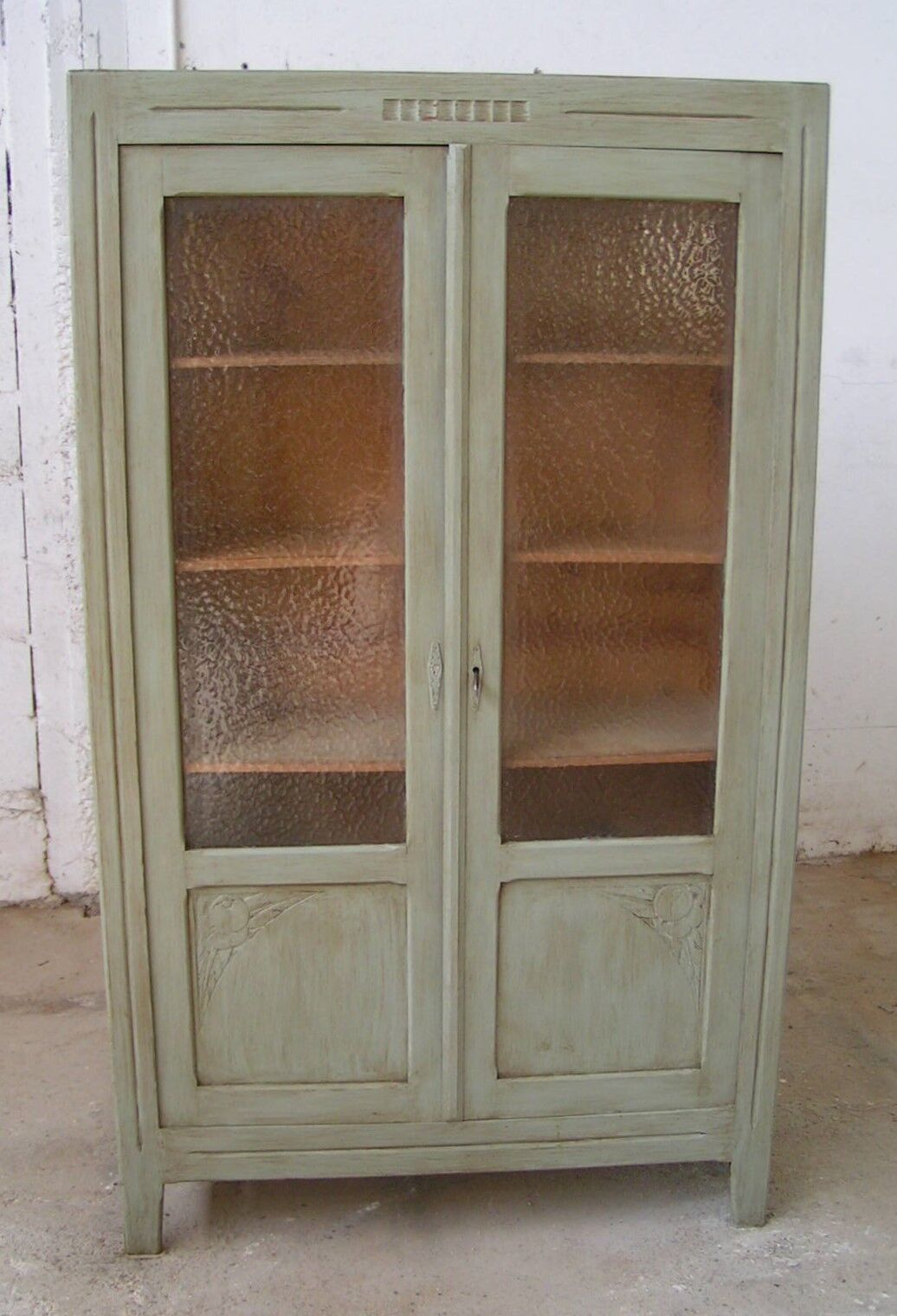 Glazed bookcase cabinet