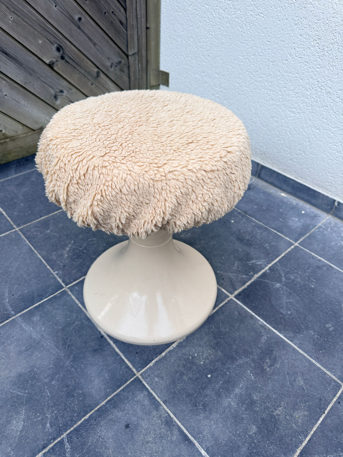 Space Age stool German 70s – attributed to EMSA – Western Germany