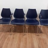 Set of 4 Kartell Maui chairs, Italy, 1980s