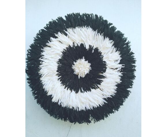 Juju hat white and black of 80 cm