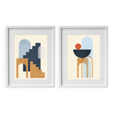 2 framed art prints