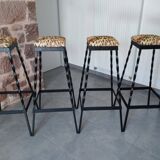 4 brutalist stools from 1950