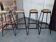 4 tabourets brutalistes de 1950