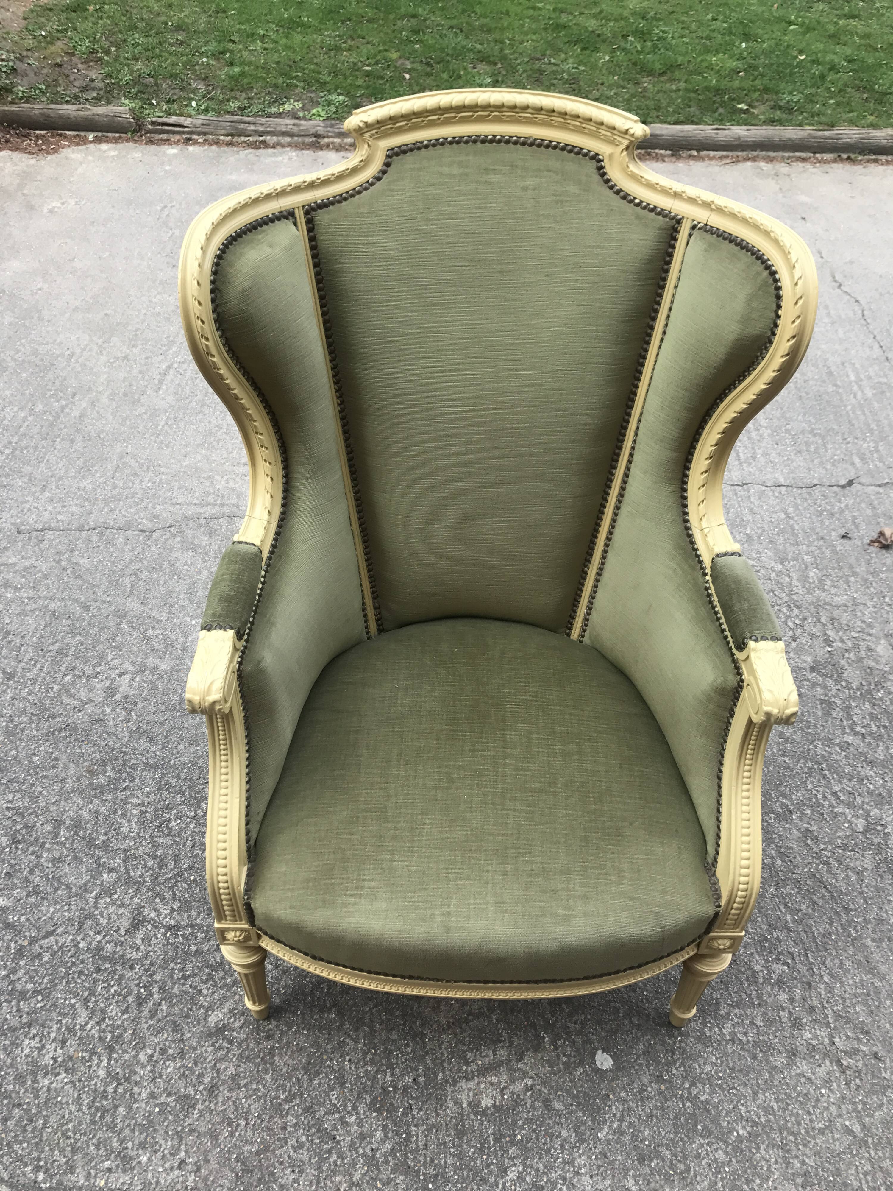Louis XVI Bergere armchair