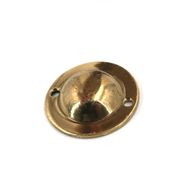 Brass door knocker in the shape of a hand, 1970s.