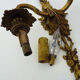 Vintage wall lamp decorated with ribbon and grape. Louis XVI style. XIXth
