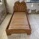 Bed 1 place "palm" wicker and rattan Vivai Del Sud